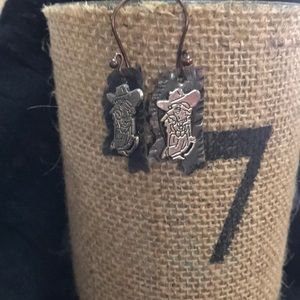 Ole Miss Rebel earrings